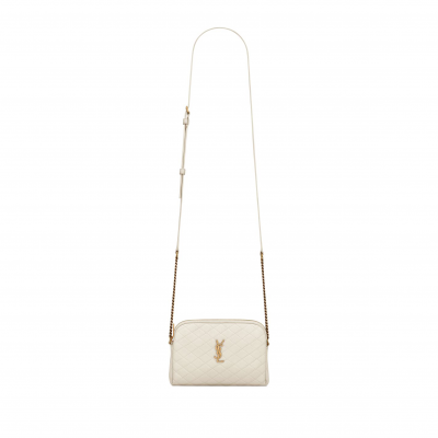 YSL GABY ZIPPERED POUCH IN LAMBSKIN 7336671EL079207 (18*13*3.5cm)